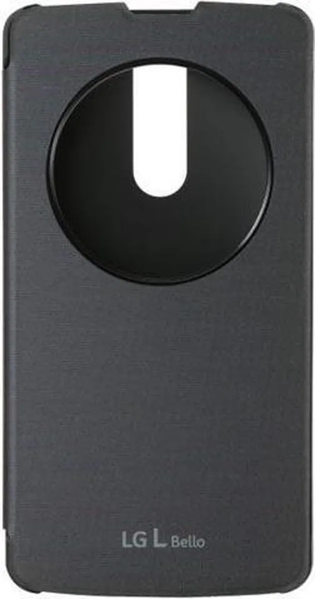 LG Quick Circle Cover CCF-560 Hoesje - LG L Bello Zwart