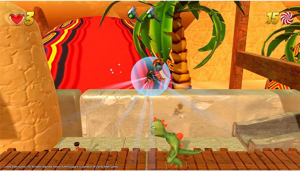 Nintendo Switch Swoon! Earth Escape Transparant