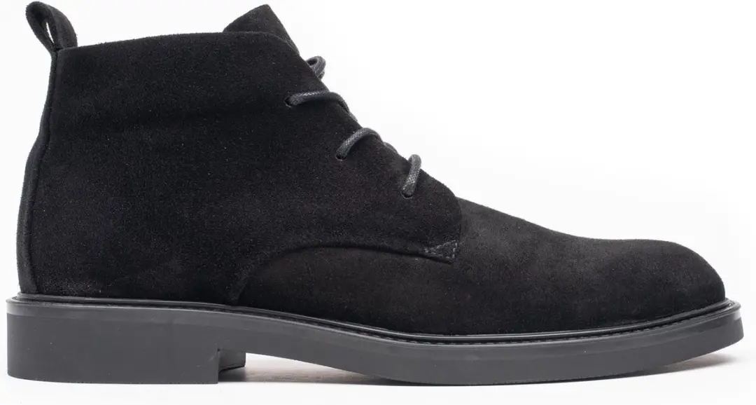 Hinson beatenberg chucka veterboots heren zwart suède