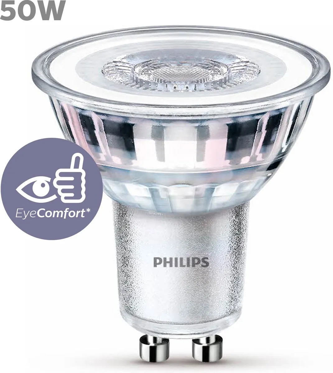 Philips LED Spot GU10 4.6W - Koelwit 2700K