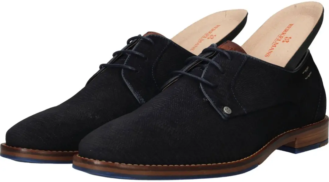 Berkelmans Posadas Veterschoenen - Heren - Blauw - Maat:41 - afbeelding 6 van 6