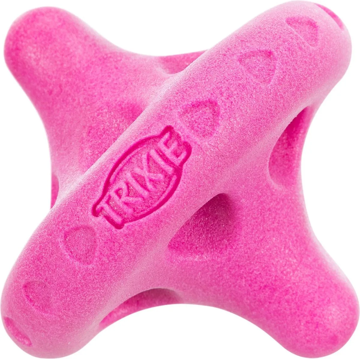 Trixie Aqua Toy Tumbler TPR - 8x8x8cm - Roze