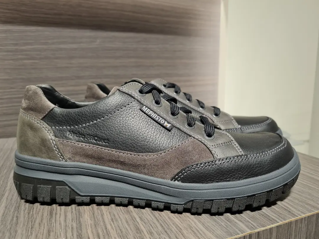 Mephisto - PACO NEVADA - Vrije tijdsschoenenHeren veterschoenHeren sneakersCasual - Kleur: Zwart - Maat: 43 - afbeelding 5 van 6
