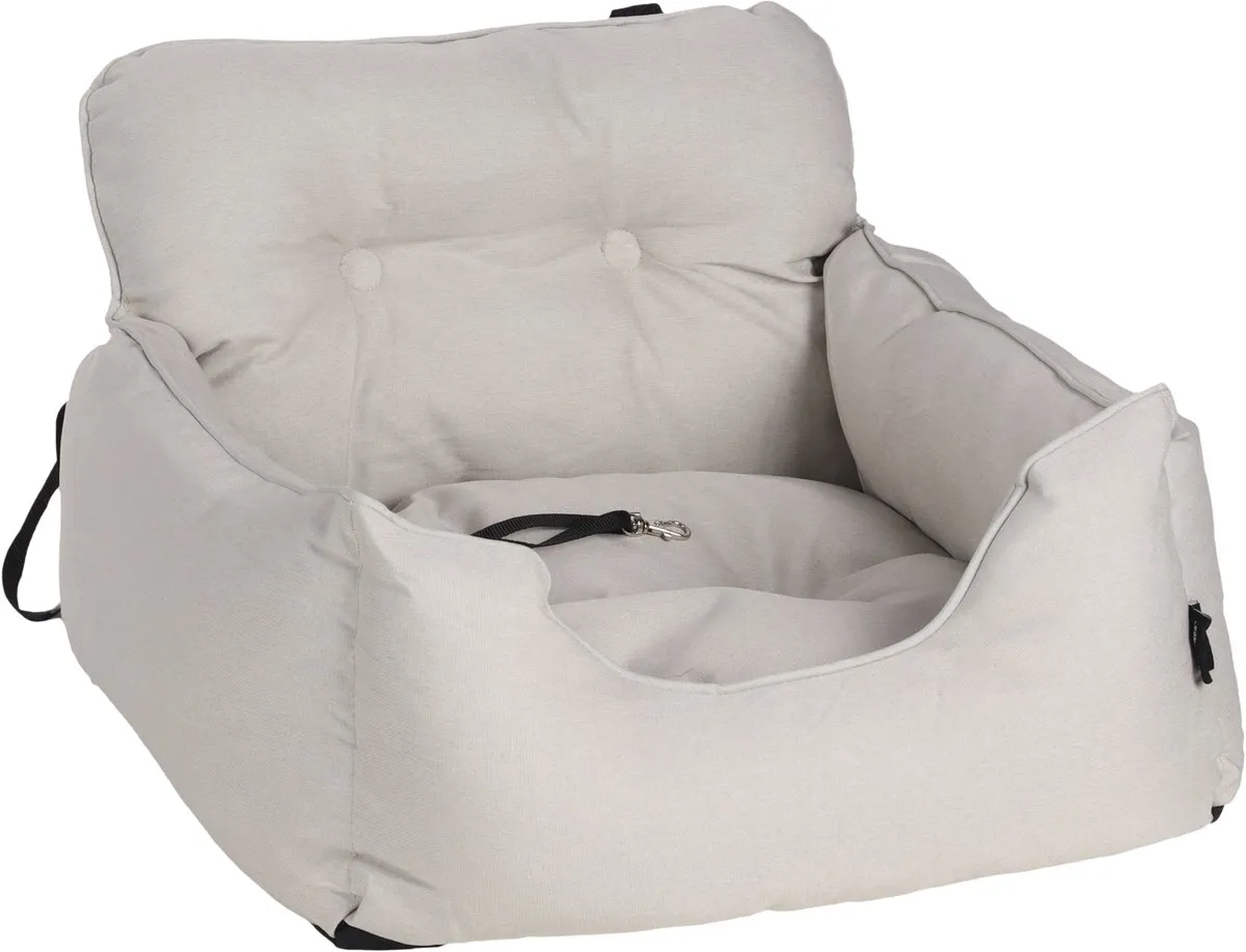 Flamingo Autostoel Jakey Hond - 55x55x20cm Wit