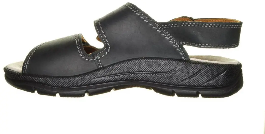 Jomos Open Zwarte Sandaal 2 Velcro maat 39