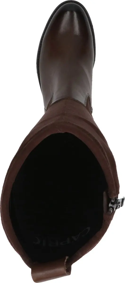 Caprice Knielaars Combi Leer/Stretch - Bruin - afbeelding 6 van 6