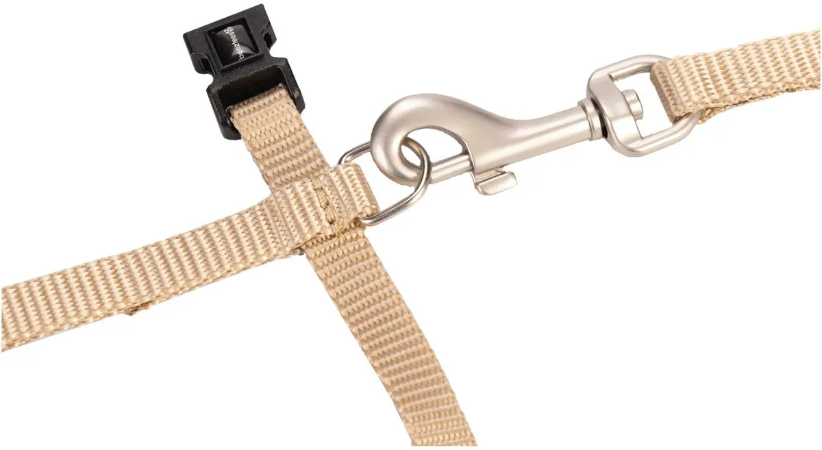 Beeztees Nylon Kattentuig Uni M - 27-45cm Beige