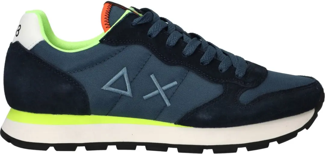 Sun68 Sneaker Tom Fluo Navy Blauw