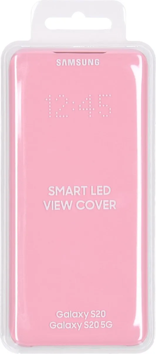 Samsung LED View Hoesje EF-NG980PPEGEU - Galaxy S20 - Roze - afbeelding 6 van 6