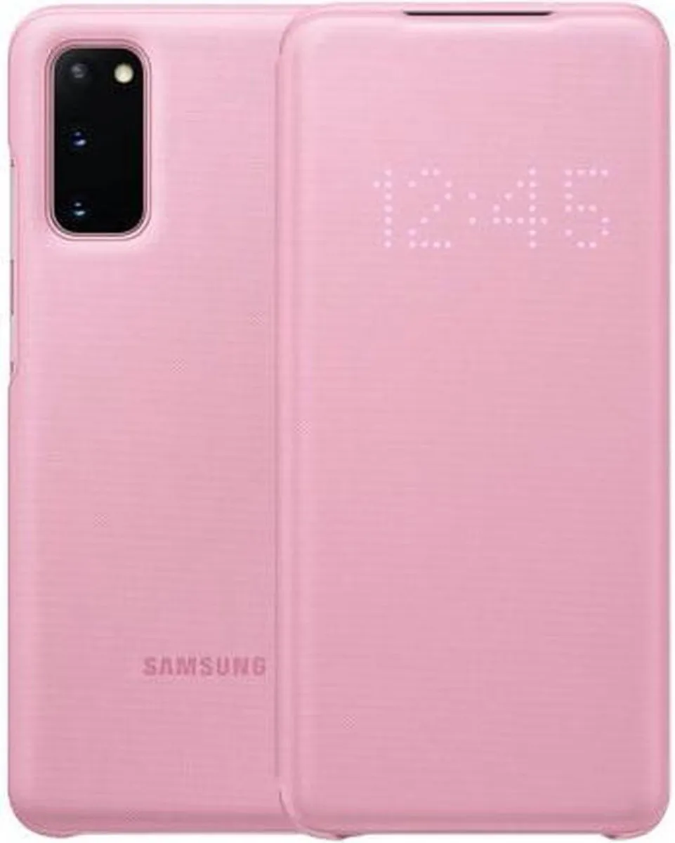 Samsung LED View Hoesje - Samsung Galaxy S20 - Roze