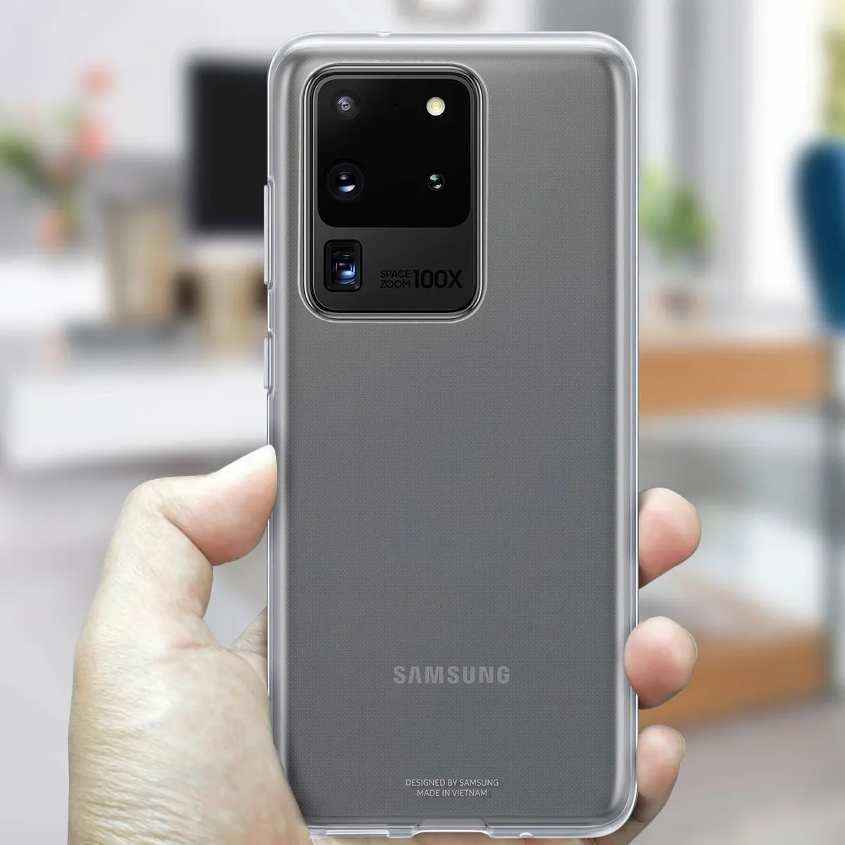 Samsung Clear Hoesje Galaxy S20 Ultra - Transparant