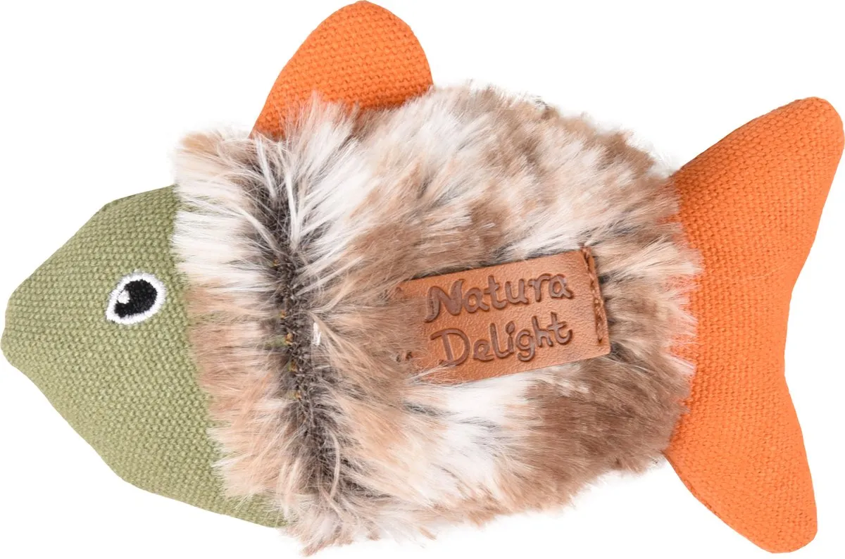 Flamingo Natura Delight Ps Vis Mix Speelgoed Kat 13cm