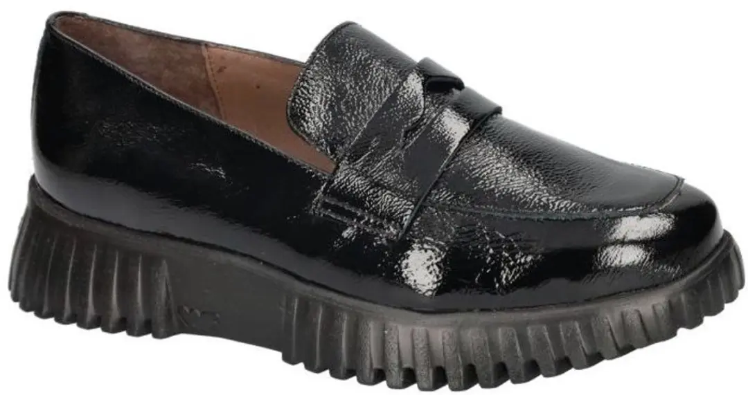 Wonders -Dames - zwart - ballerina's & mocassins - maat 42