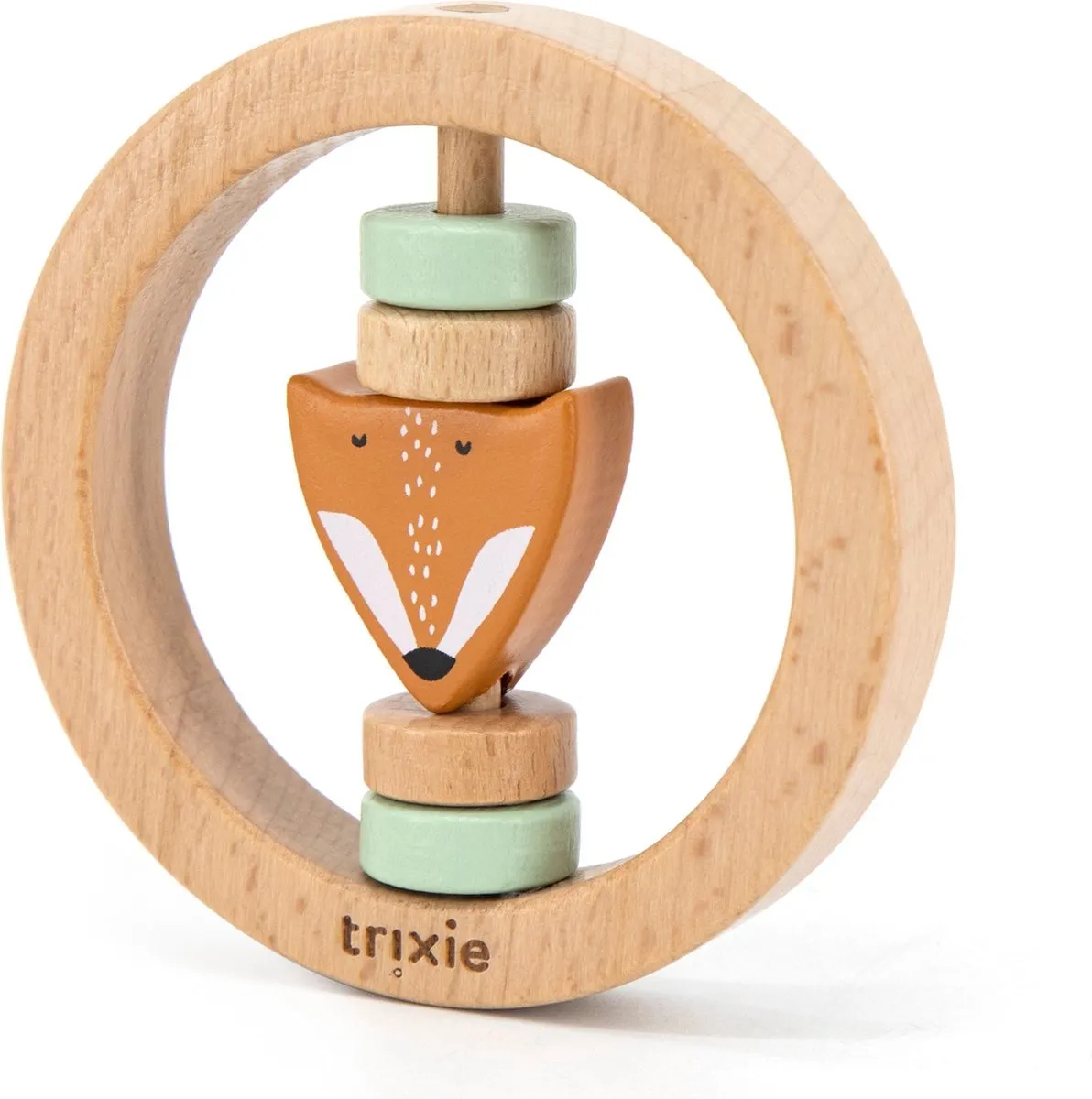 Trixie Houten Ronde Rammelaar Mr. Fox