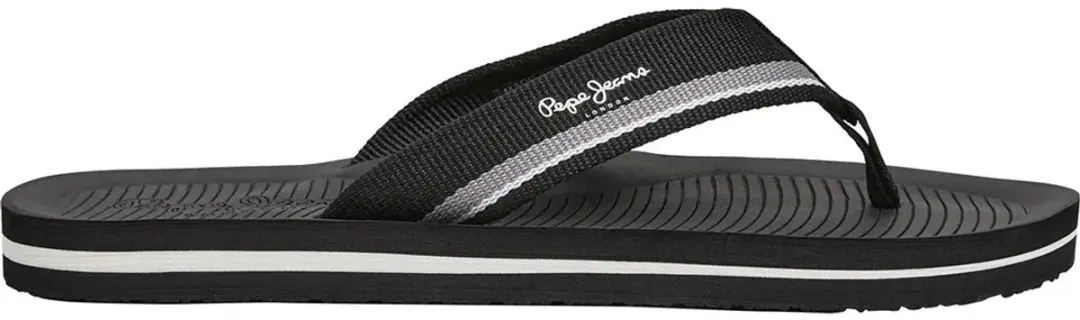 Pepe Jeans West Boat Slippers Zwart EU 44 Man
