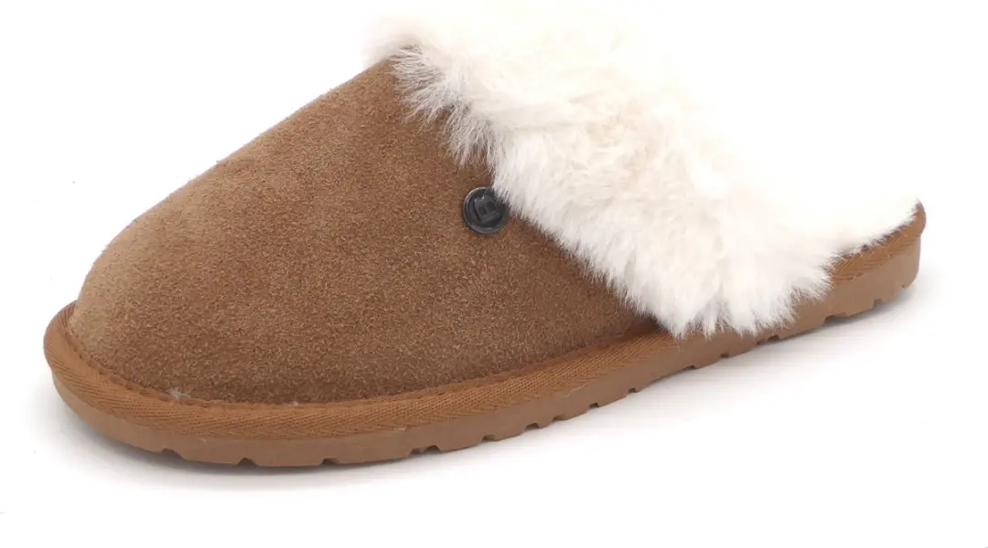 Blenzo 1785 Cognac Gevoerde Pantoffels Dames