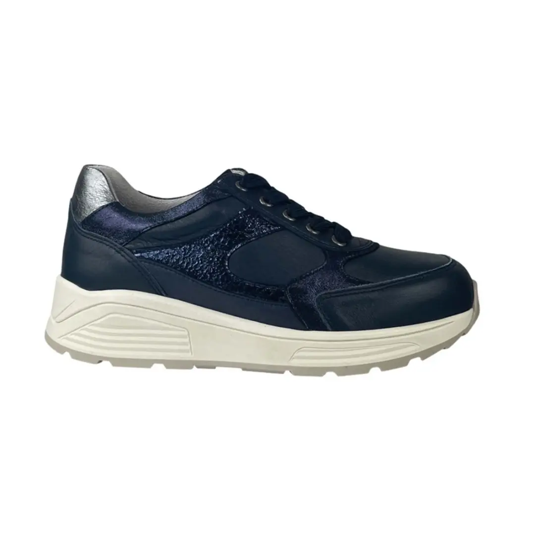 Nimco 7003 Polish Lace Veterschoenen - Blauw - afbeelding 5 van 6