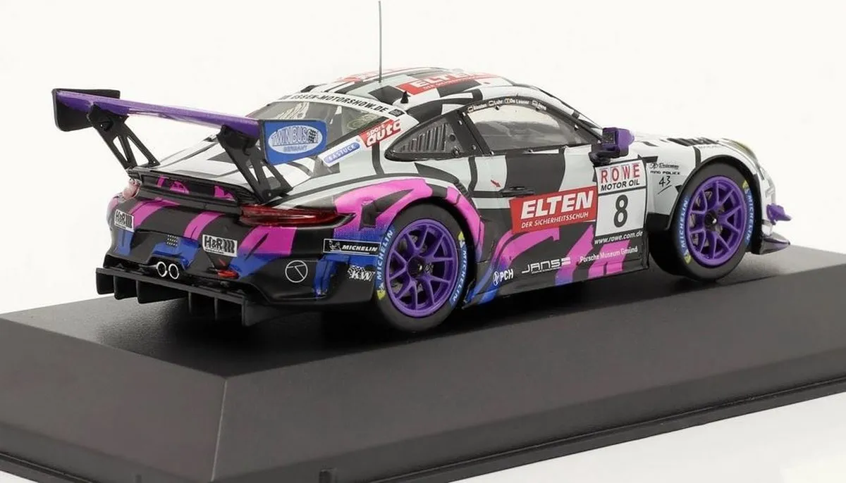 Porsche 911 GT3 R #8 VLN Nürburgring 2019 - IXO Models 1:43 - Div.Kleuren