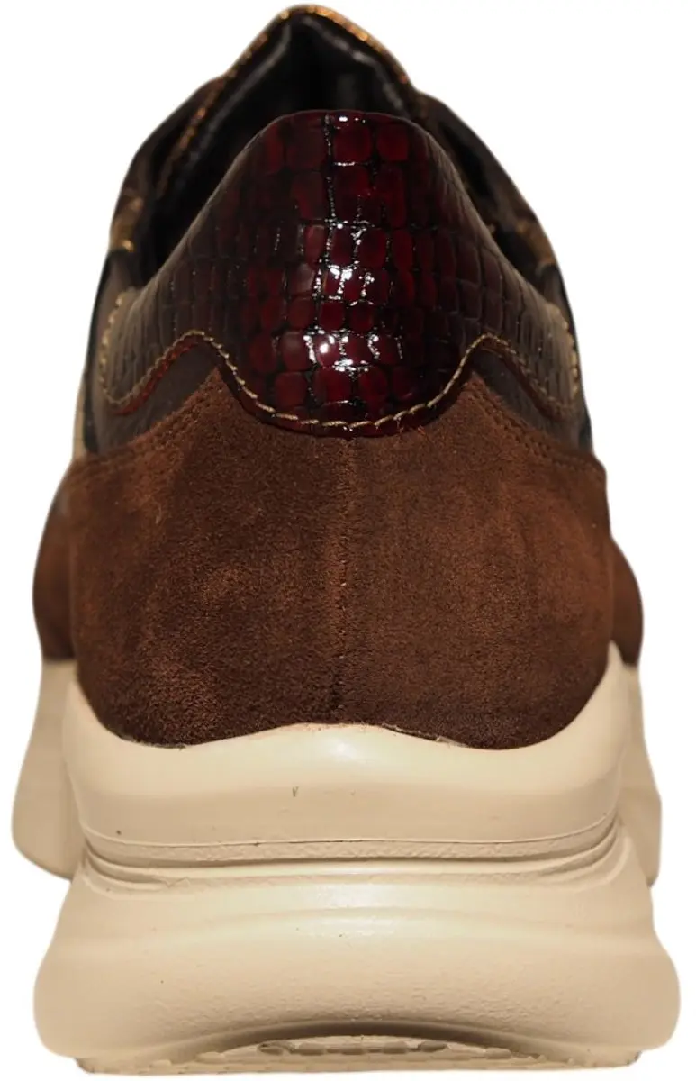 Footnotes Pem 26.003.7655 Bordeaux sneaker wijdte K - afbeelding 5 van 5
