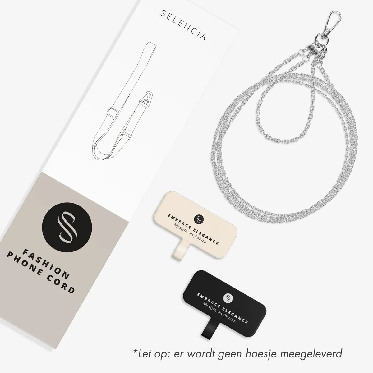 Selencia SH00064703 Telefoonkoord - Zilver
