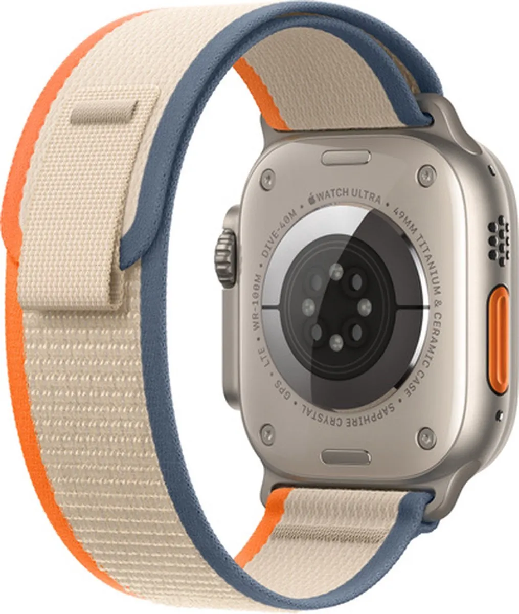 Apple Trail Loop Horlogeband - 49mm - S/M - Oranje/Beige