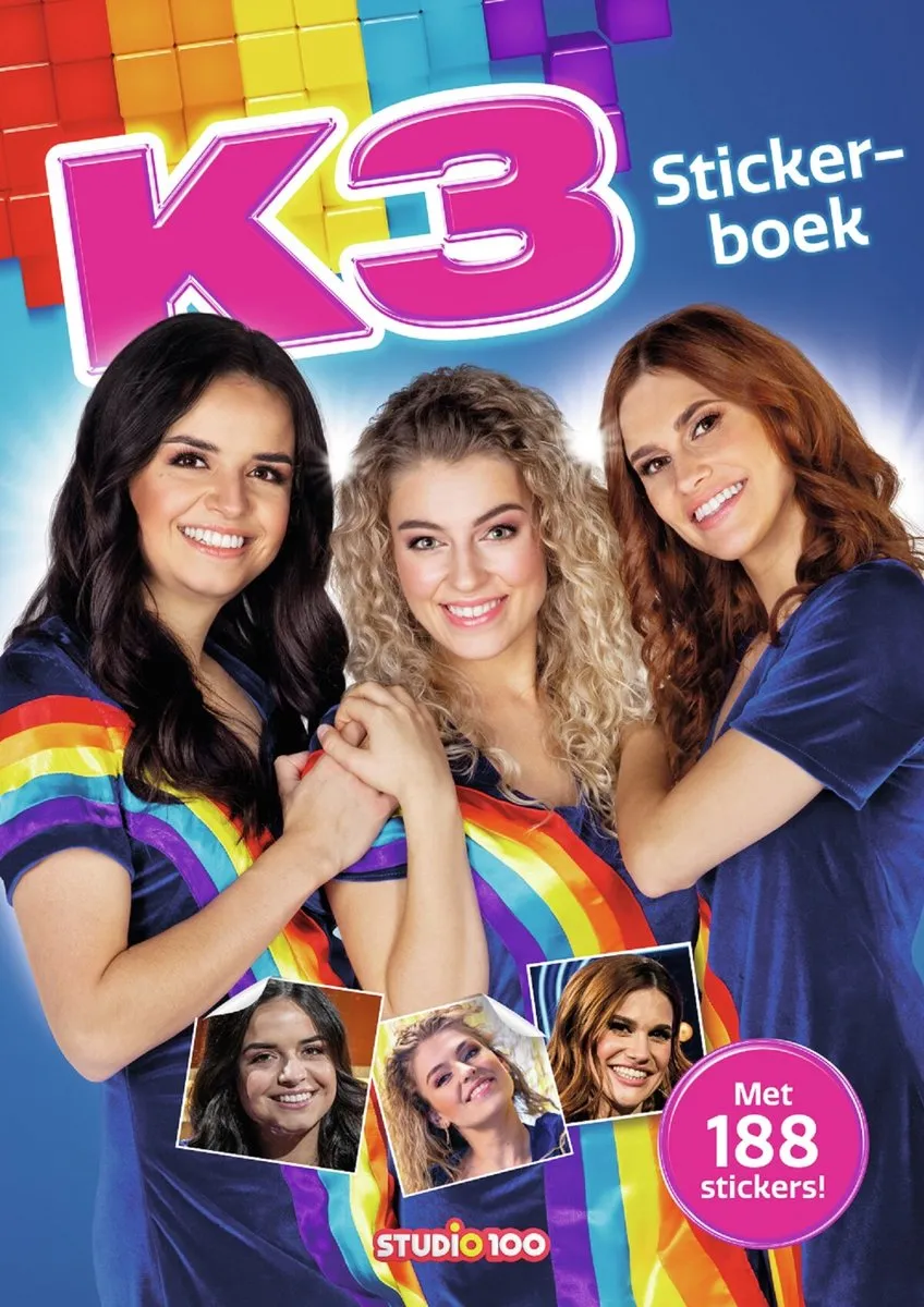 K3 Stickerboek Multicolor