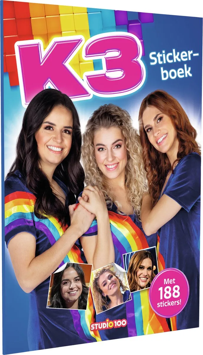 K3 Stickerboek Multicolor