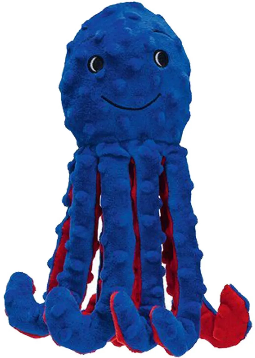 Beeztees Pluche Octopus Amy - Rood 56x16x14,5cm