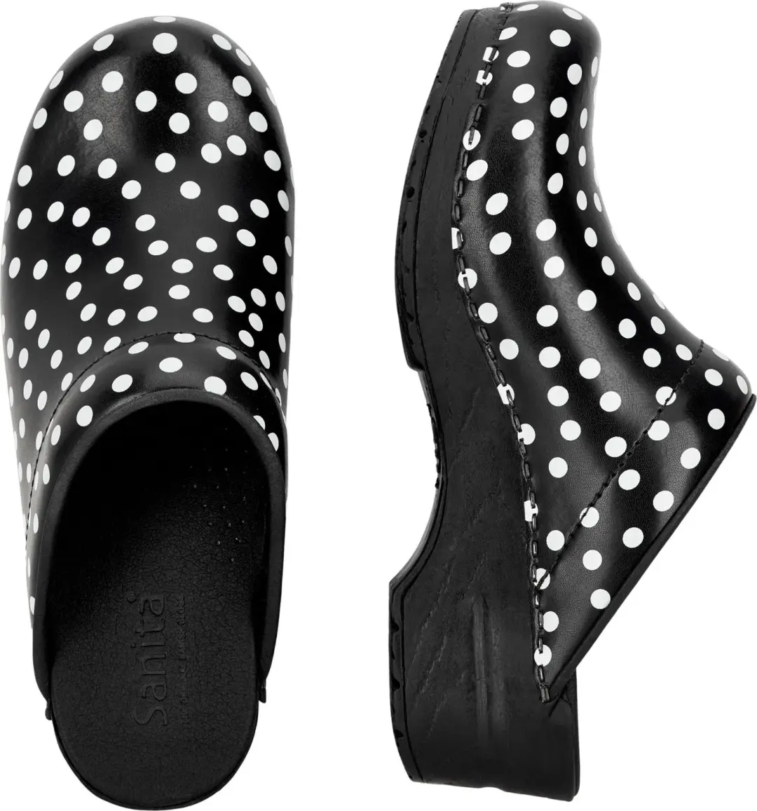 Sanita Dames Open Klomp Original-Fenja Open Black