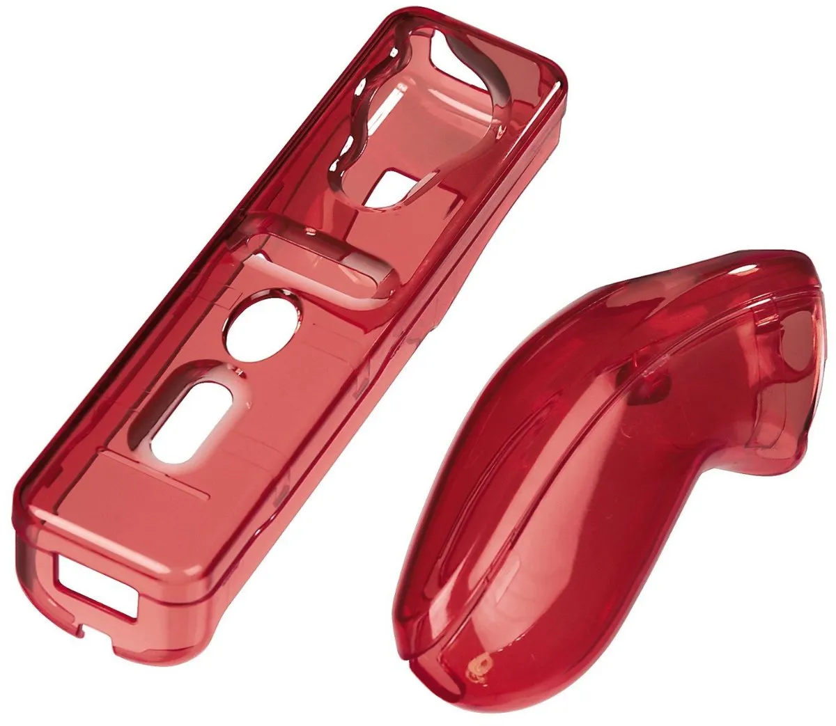Hama Wii Hardcase Kit - Transparant Rood - 52108