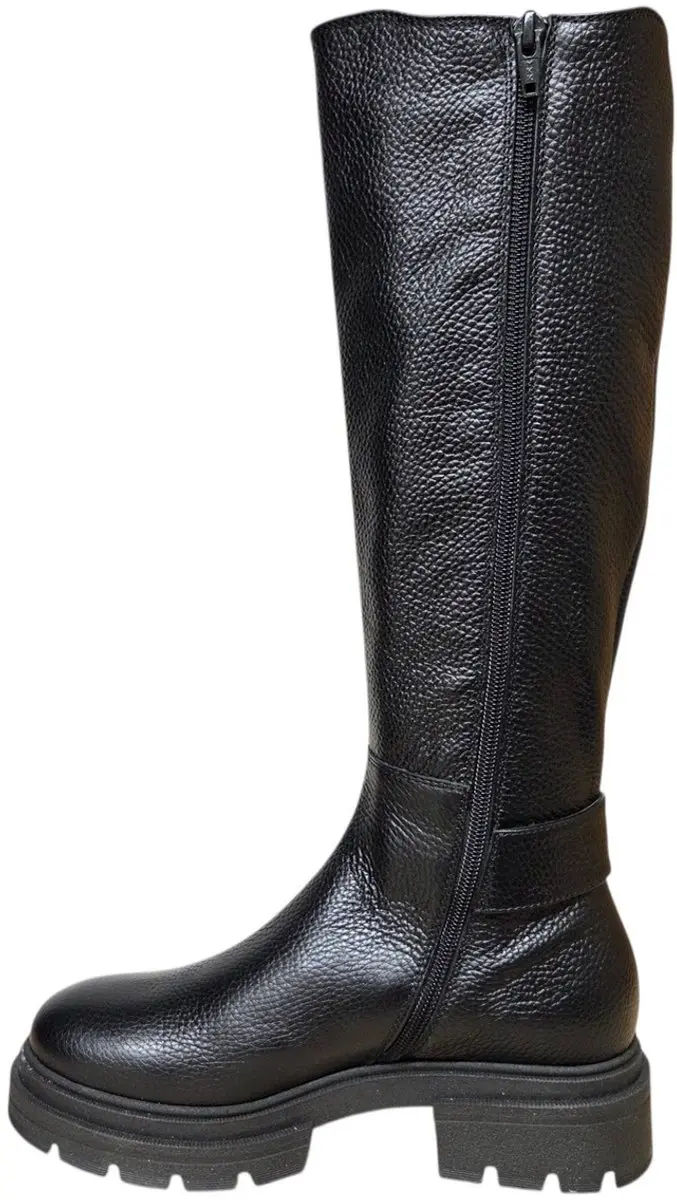 DL Sport 7203 964 02 Dollaro Nero Lange Laarzen Zwart Stretch Leer Dames - Zwart - 41 - afbeelding 4 van 4