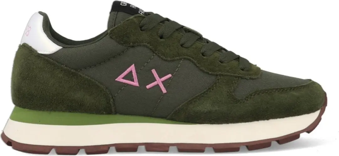 Sun68 Ally Solid Nylon Schoenen Groen EU 39 Vrouw