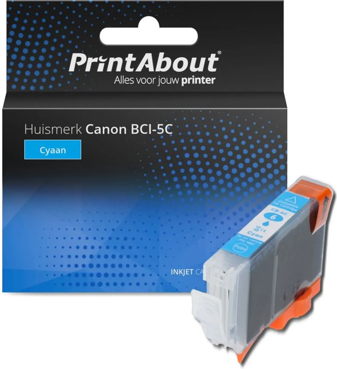 PrintAbout Canon BCI-5C-PA Inktcartridge
