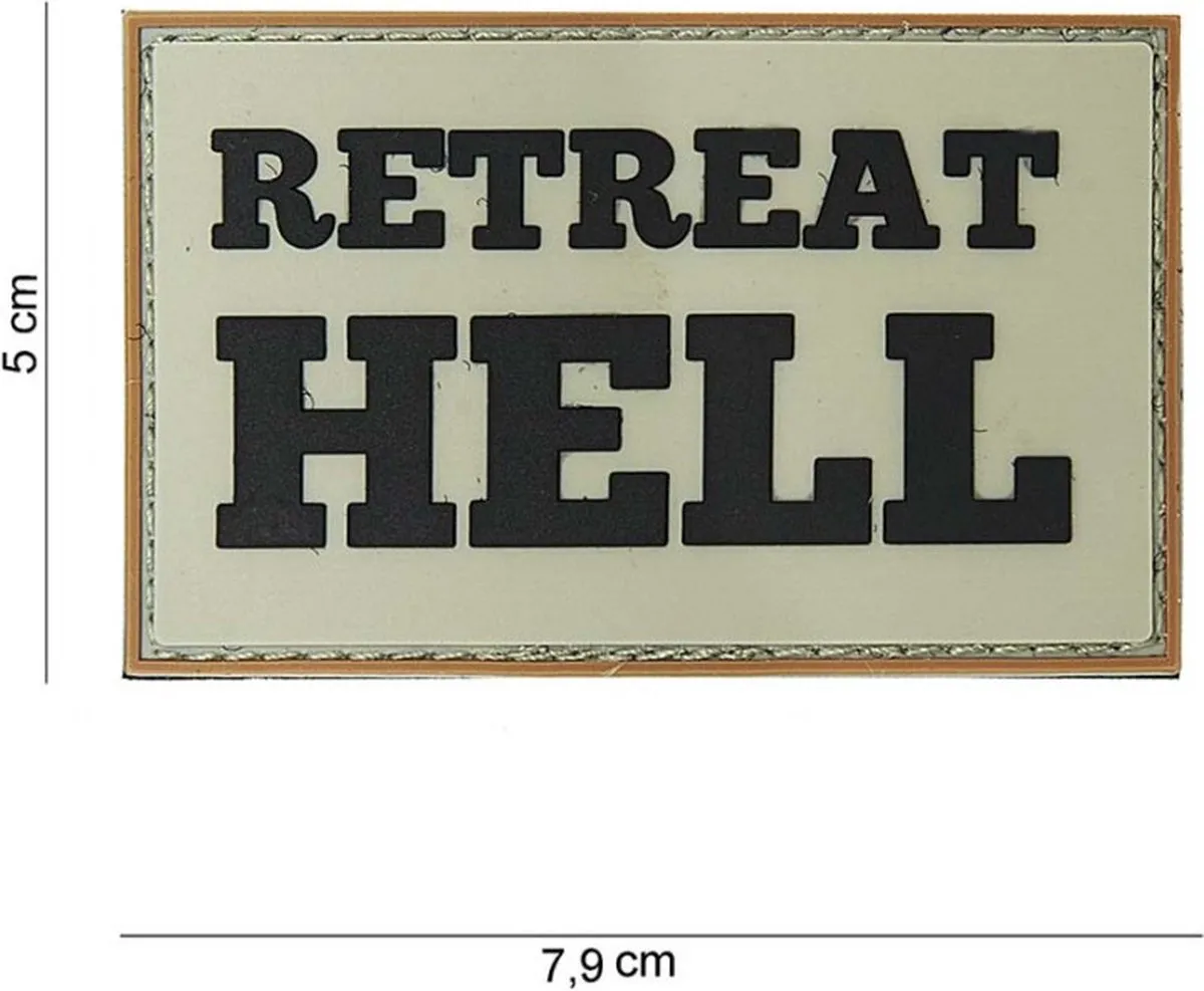 101 Inc Embleem 3D PVC Retreat Hell 10059