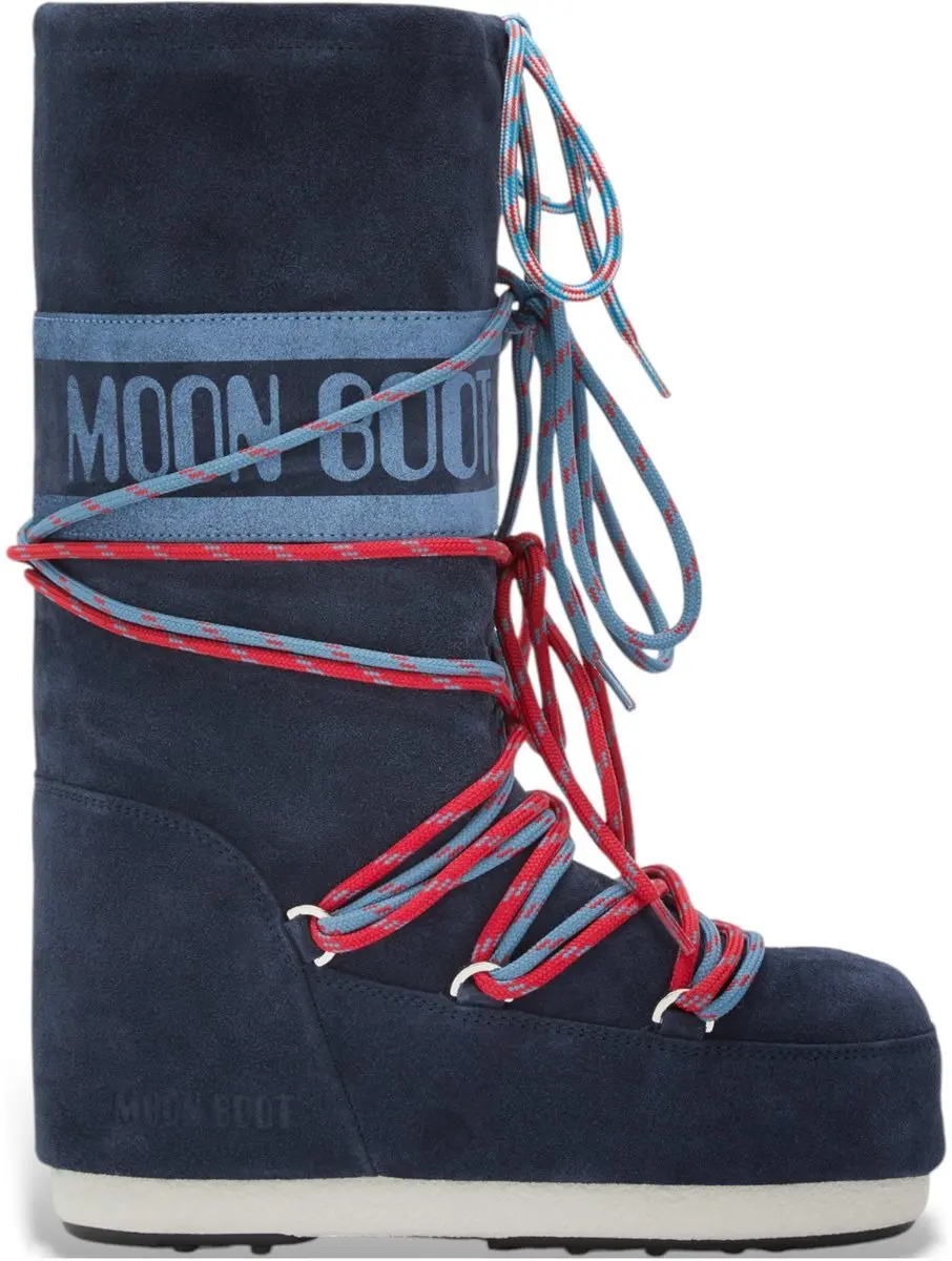 Moon Boot Icon Veters Leren Laarzen