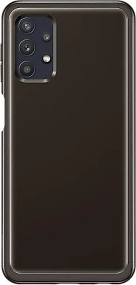 Samsung Galaxy A32 5G Soft Clear Hoesje - Zwart EF-QA326TBEGWW