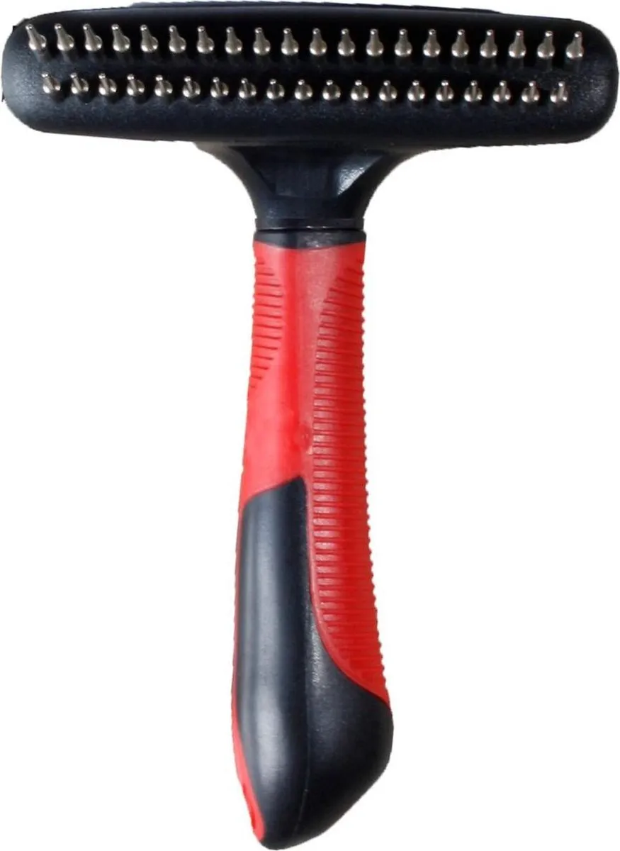 Flamingo Ondervachthark Dubbele Rij Large - Rood