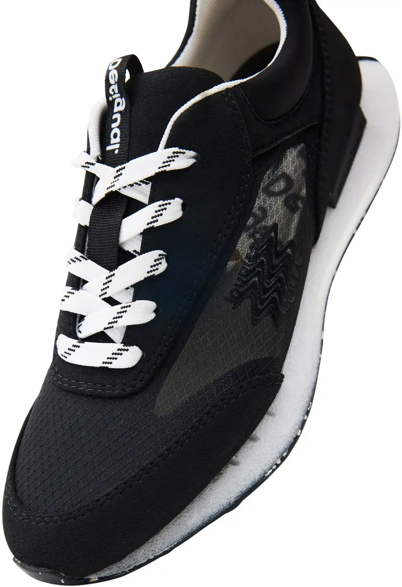 Jogger Colour Logo-sneakers met veters