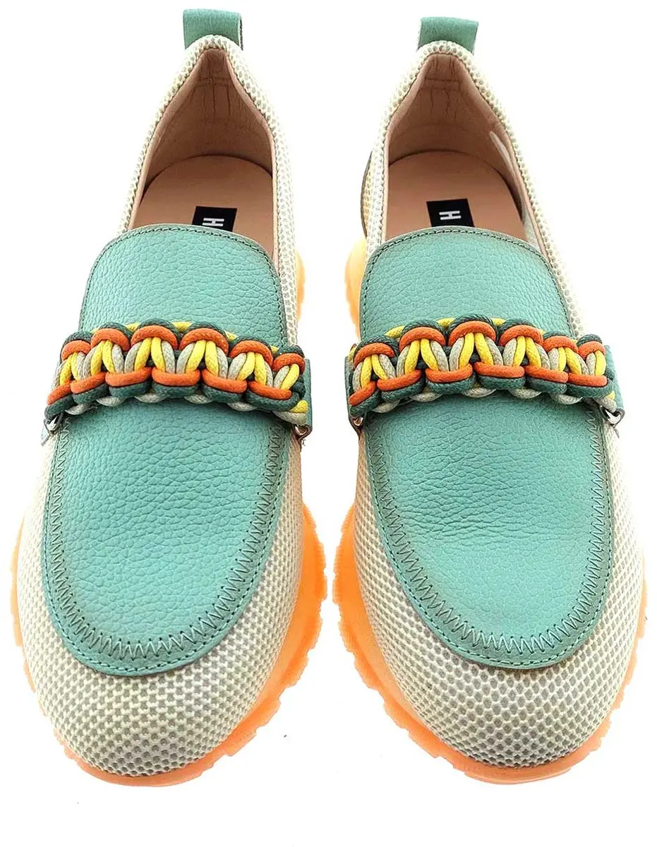 Dames Instappers & Ballerina's Hispanitas Hispanitas Hv253948 Eucalipto Mintgroen - Maat 37 - afbeelding 6 van 6