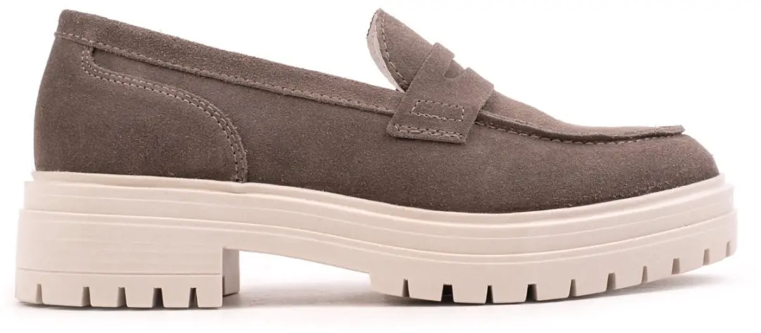 Omnio leyton loafers dames talpa suede