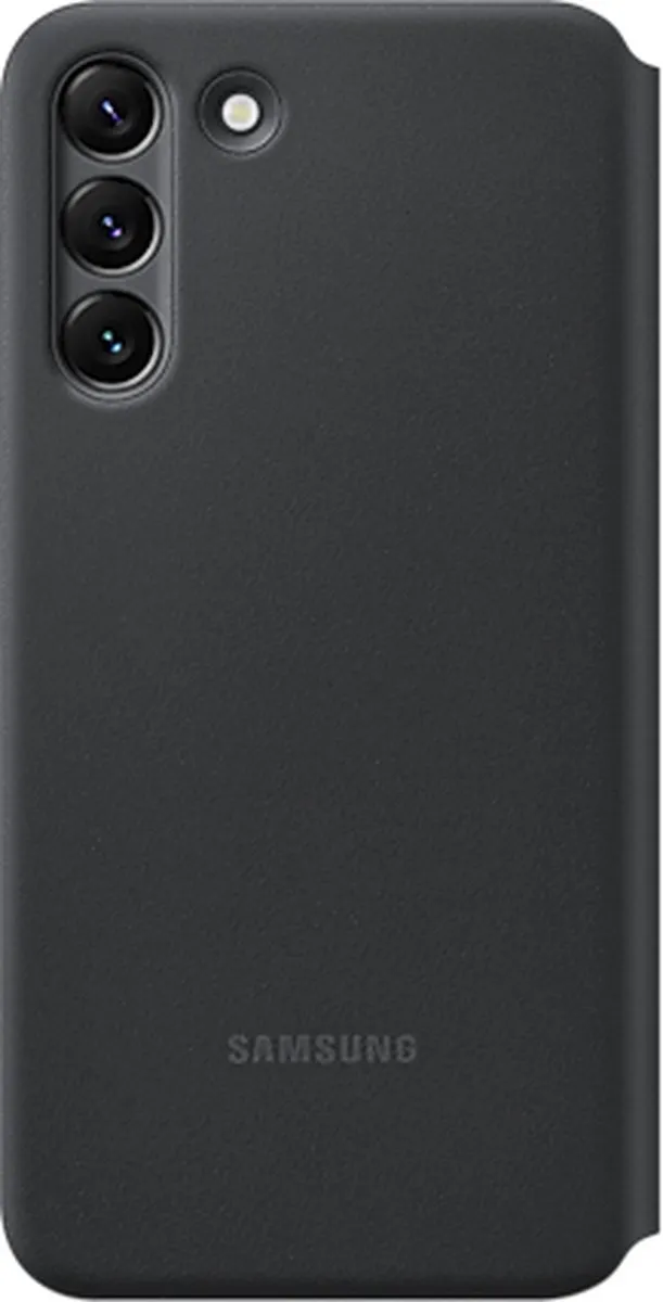 Samsung Galaxy S22+ EF-NS906PBEGWW LED View Wallet Case - Zwart