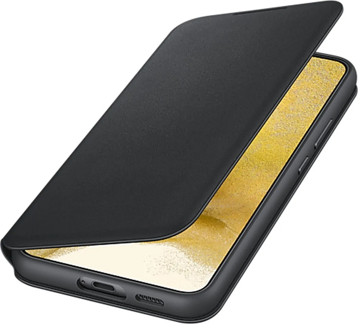Samsung Galaxy S22+ EF-NS906PBEGWW LED View Wallet Case - Zwart