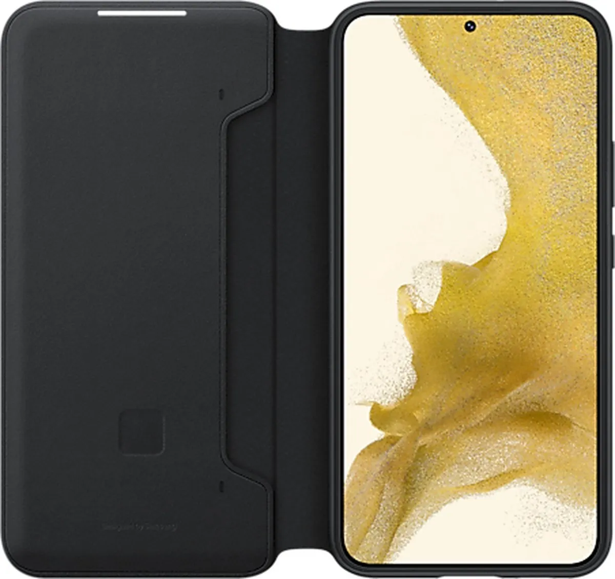 Samsung Galaxy S22+ EF-NS906PBEGWW LED View Wallet Case - Zwart