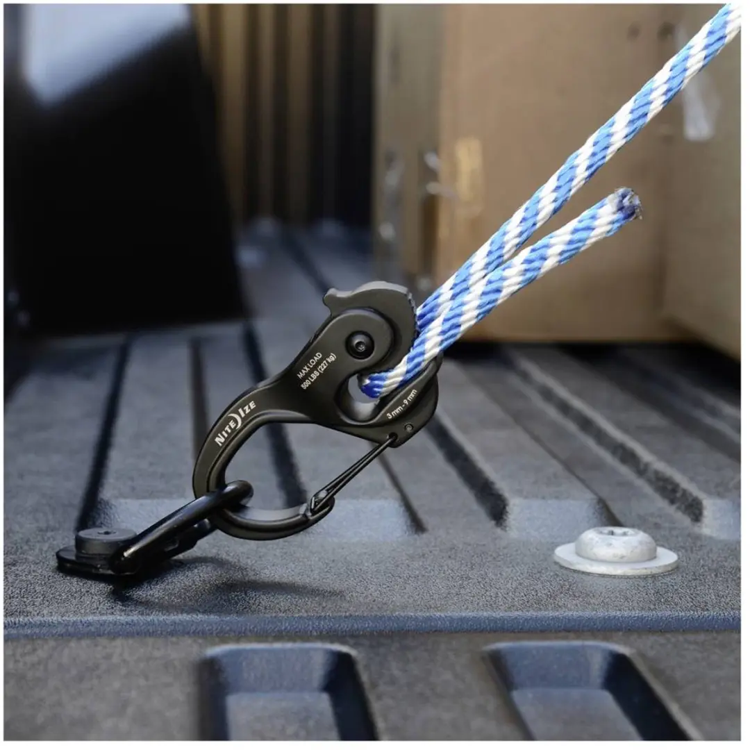 Nite Ize CamJam XT Large Snoerspanner - Zwart - afbeelding 5 van 6