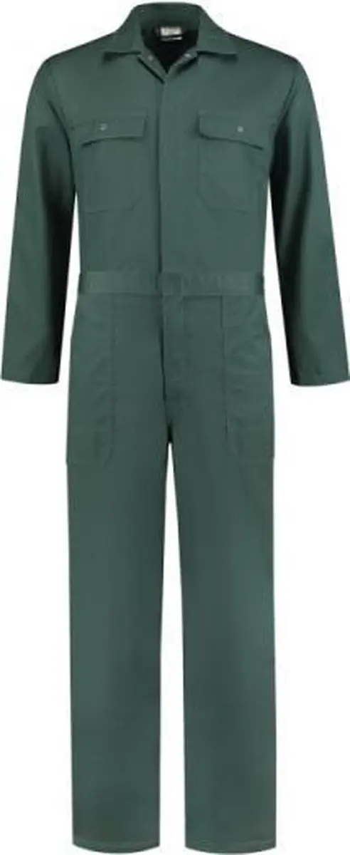 Overall polyester/katoen flessengroen maat 57