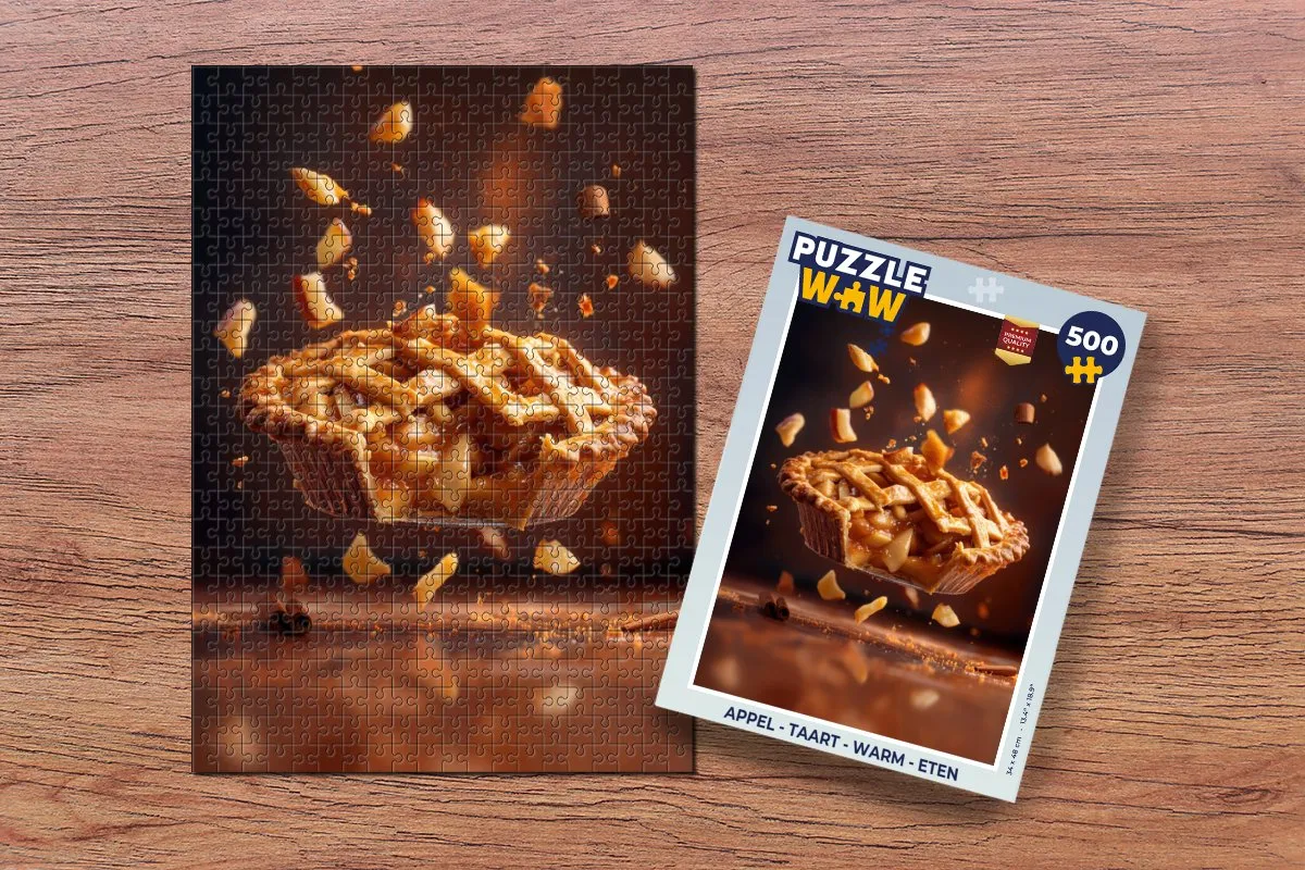 PuzzleWow Appeltaart Legpuzzel 500 Stuks - MPN 8721169406343
