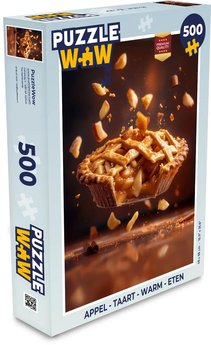 PuzzleWow Appeltaart Legpuzzel 500 Stuks - MPN 8721169406343