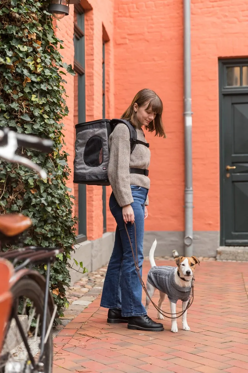 Trixie Rustic Hondenriem Vetleer Donkerbruin 200cm