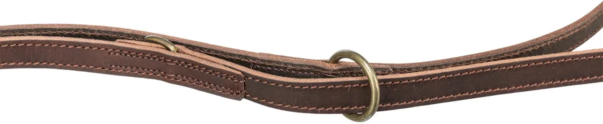 Trixie Rustic Hondenriem Vetleer Donkerbruin 200cm