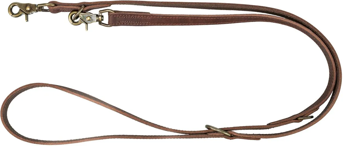 Trixie Rustic Hondenriem Vetleer Donkerbruin 200cm